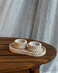 SET TRAY LONG WITH CANDLE BRAIDS (DUNE)