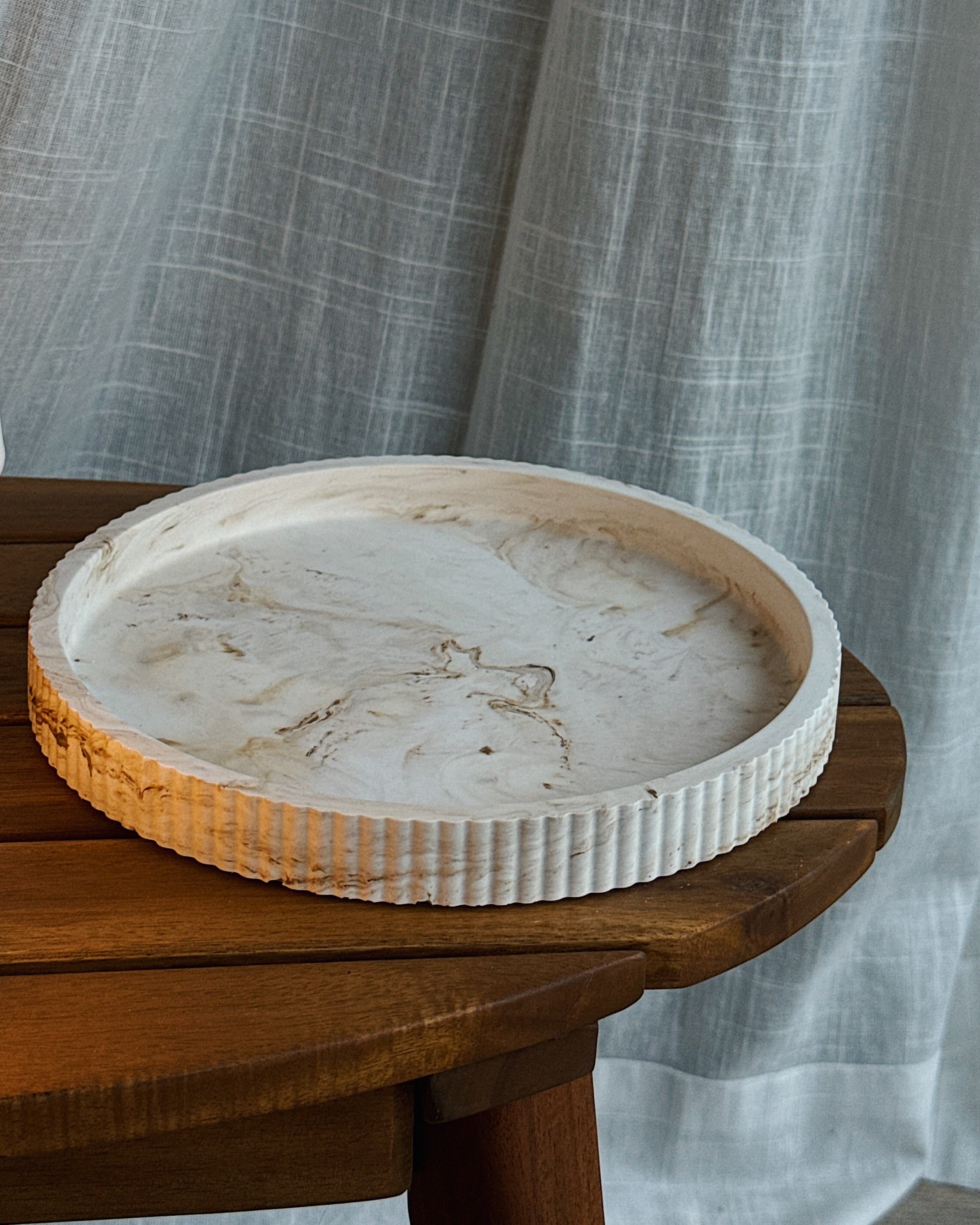 TRAY ROUND (DUNE)