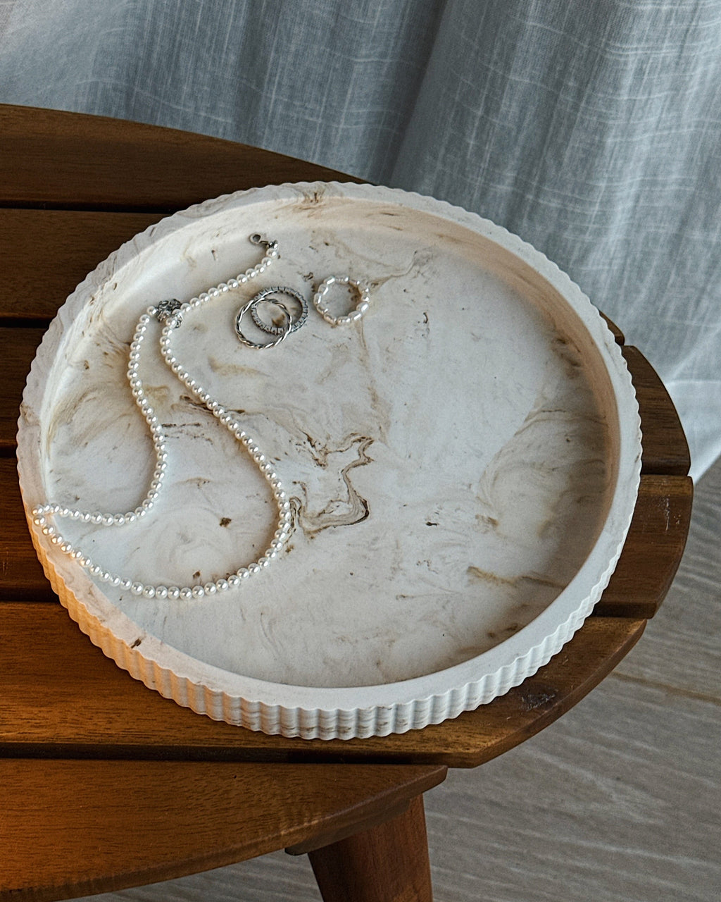 TRAY ROUND (DUNE)
